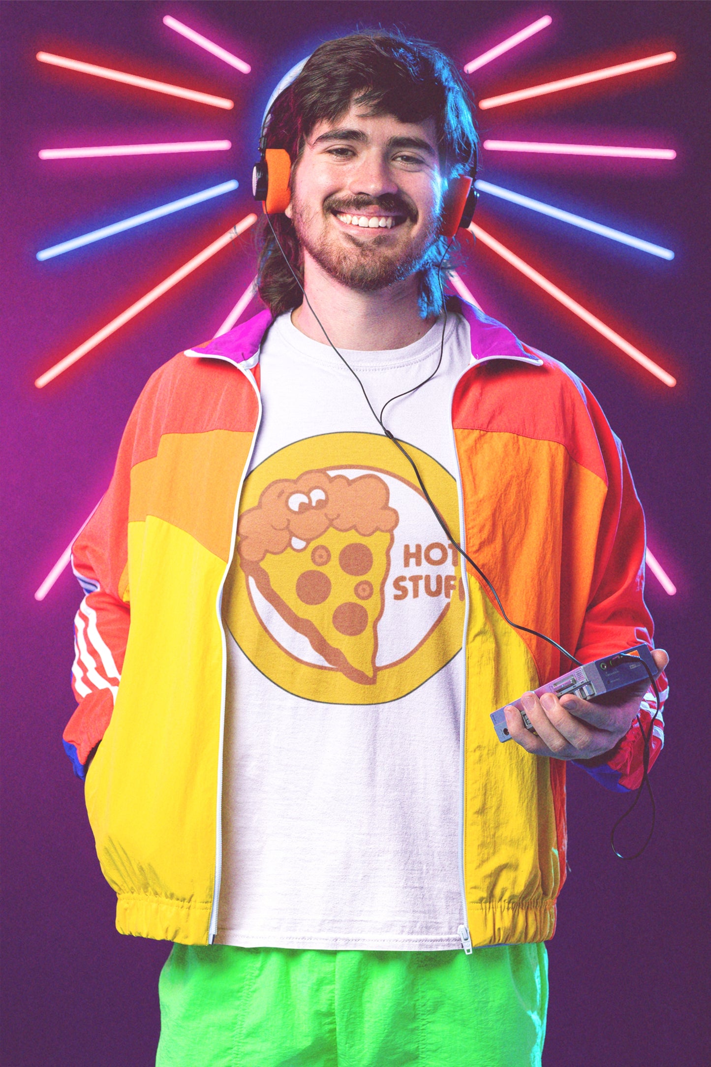 Scratch 'n Sniff Sticker Pizza Tee