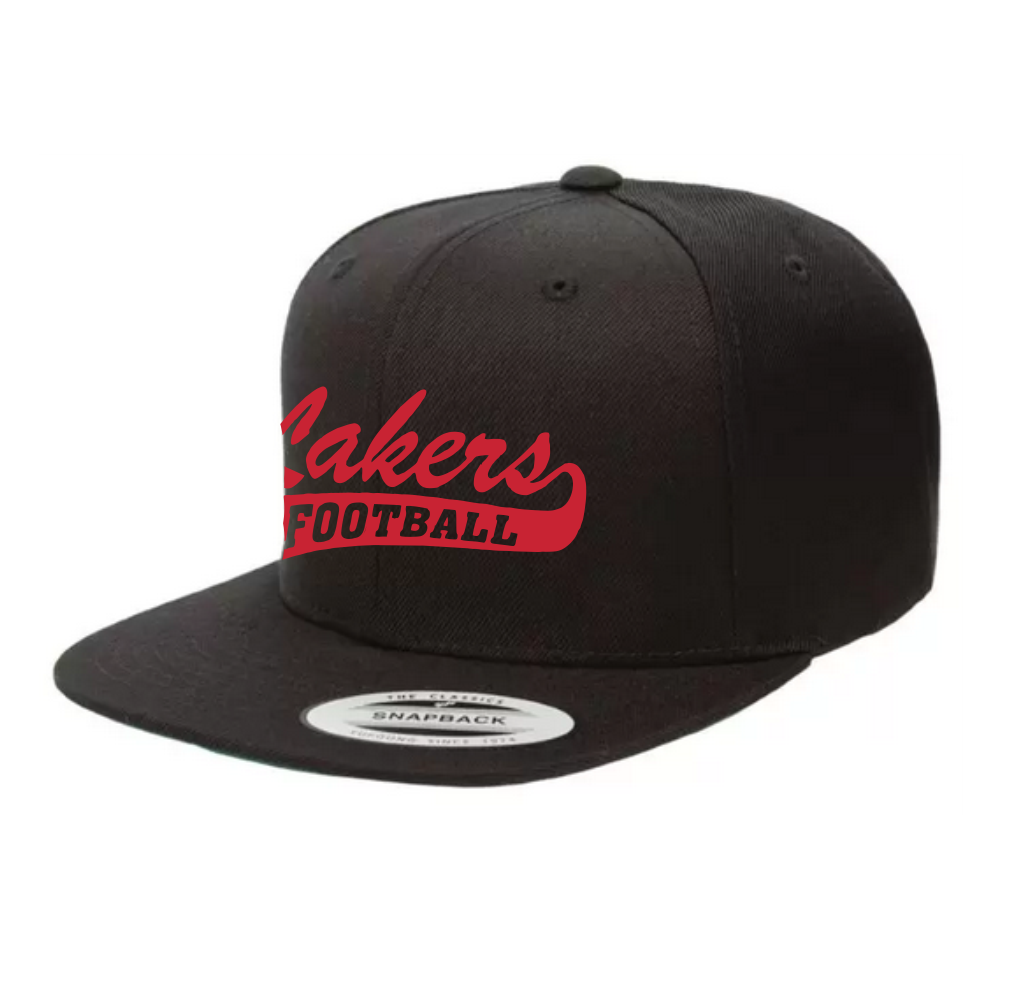 Lakers Football Embroidered YUPOONG® YP CLASSICS® PREMIUM CLASSIC FLAT BRIM SNAPBACK.
