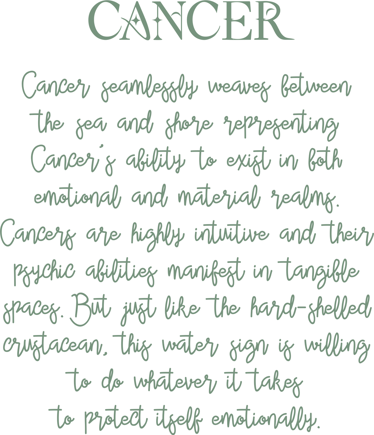 Cancer Tarot Unisex Tee
