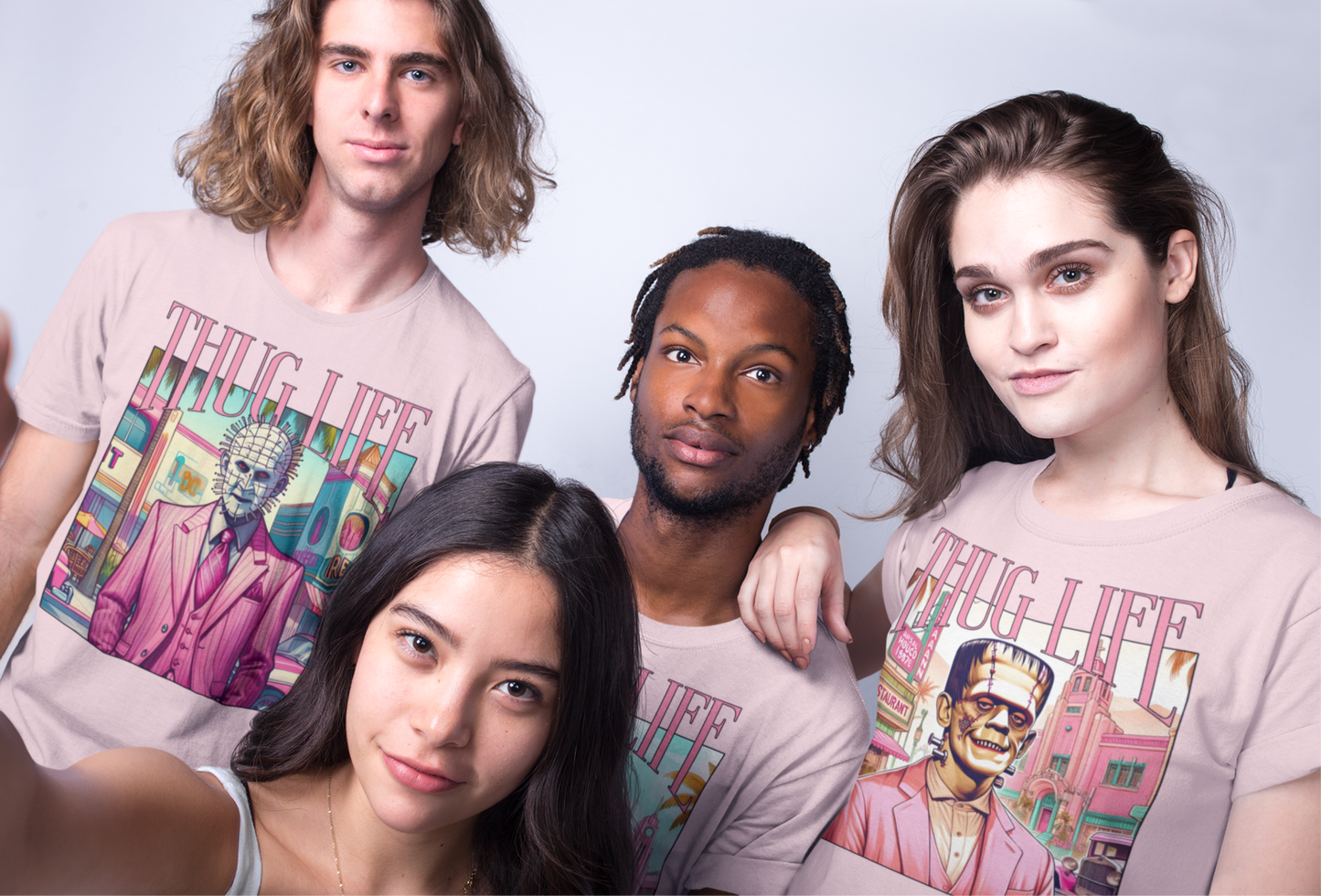 Classic Horror Thug Life T-shirts