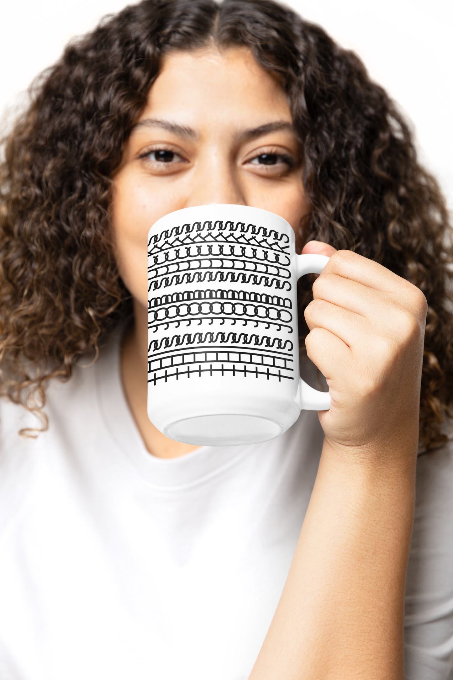 15oz Naughty Knits Mug - This Job Sucks