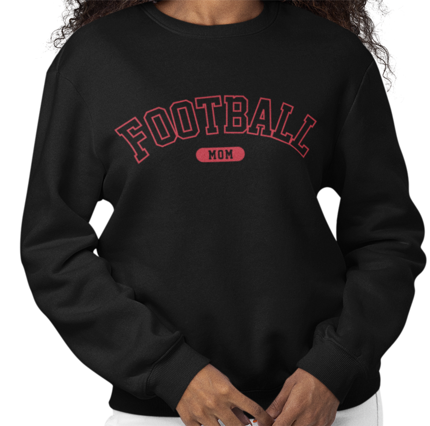 Lakers Football Mom Crewneck with Custom Player Sleeve