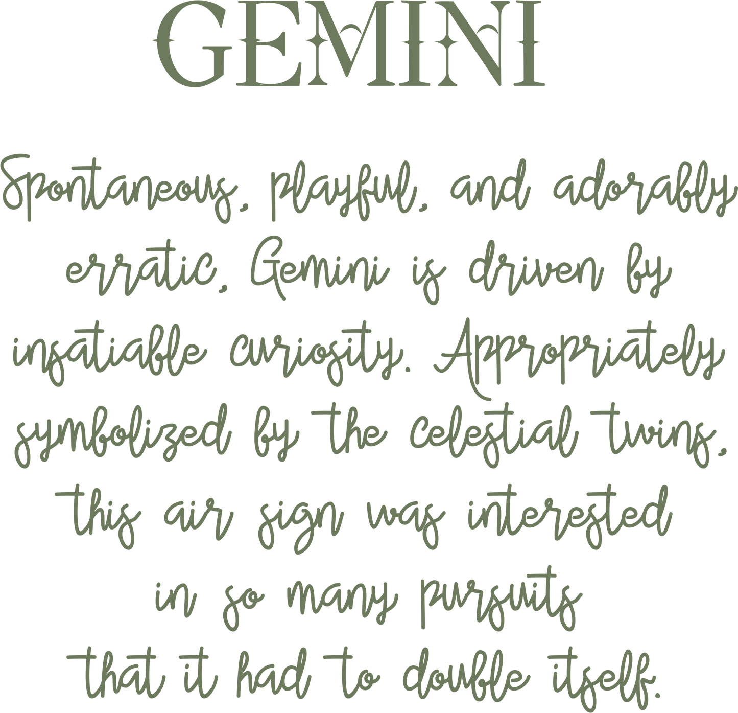 Gemini Tarot Unisex Tee