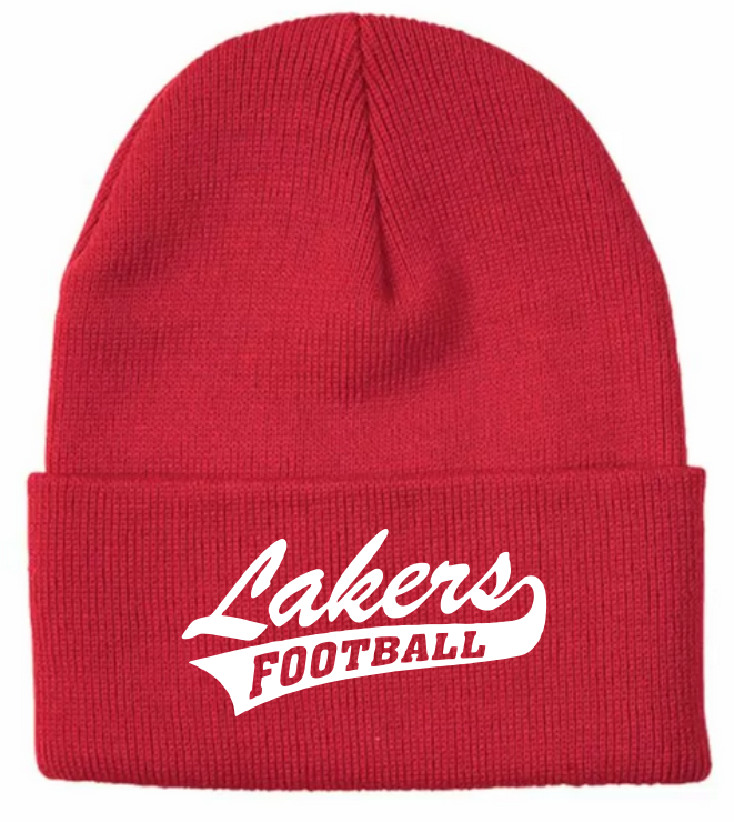 Lakers Football Embroidered Knit Cuff Toque