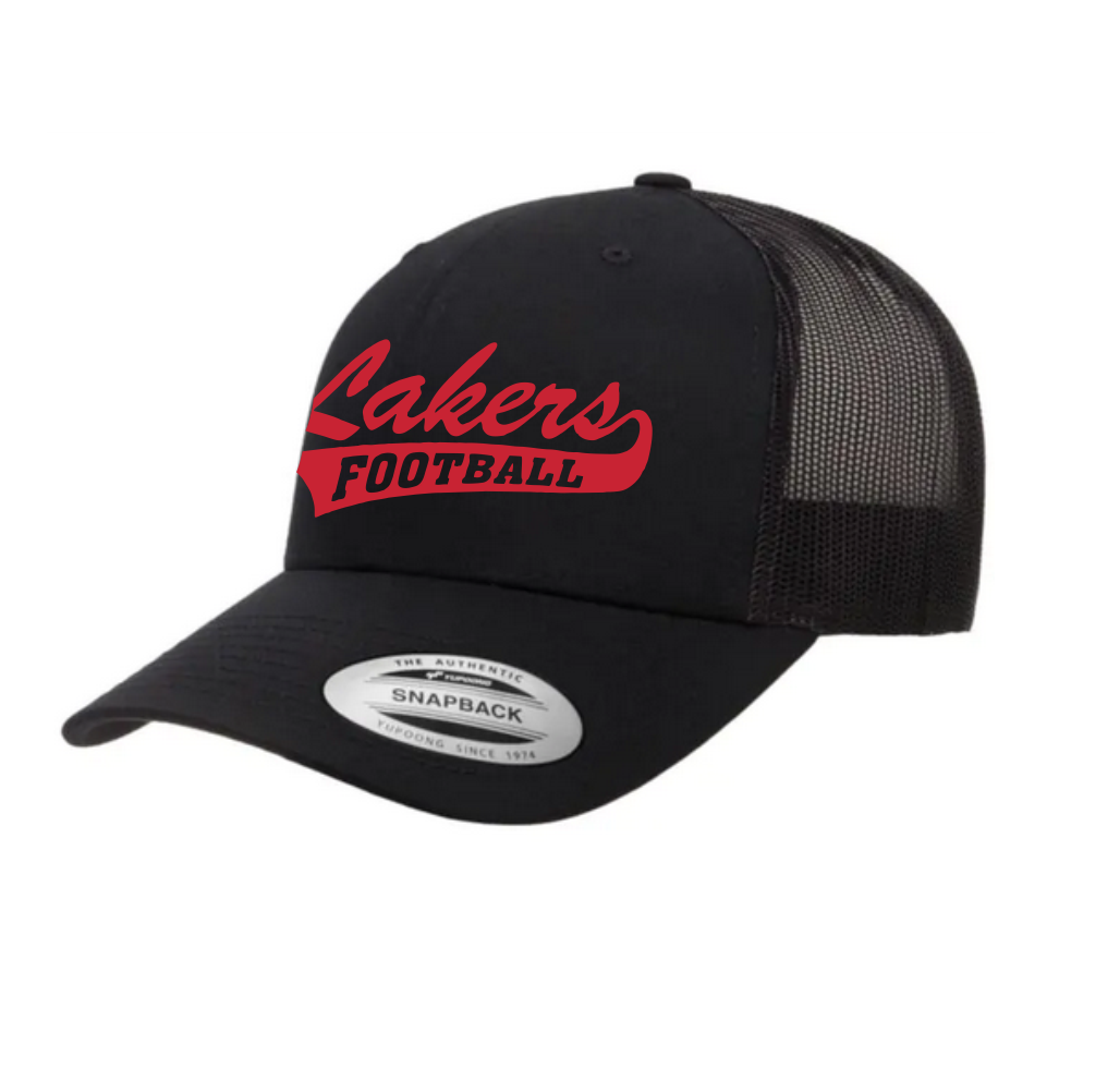 Lakers Football Embroidered YUPOONG® YP CLASSICS® RETRO TRUCKER CAP