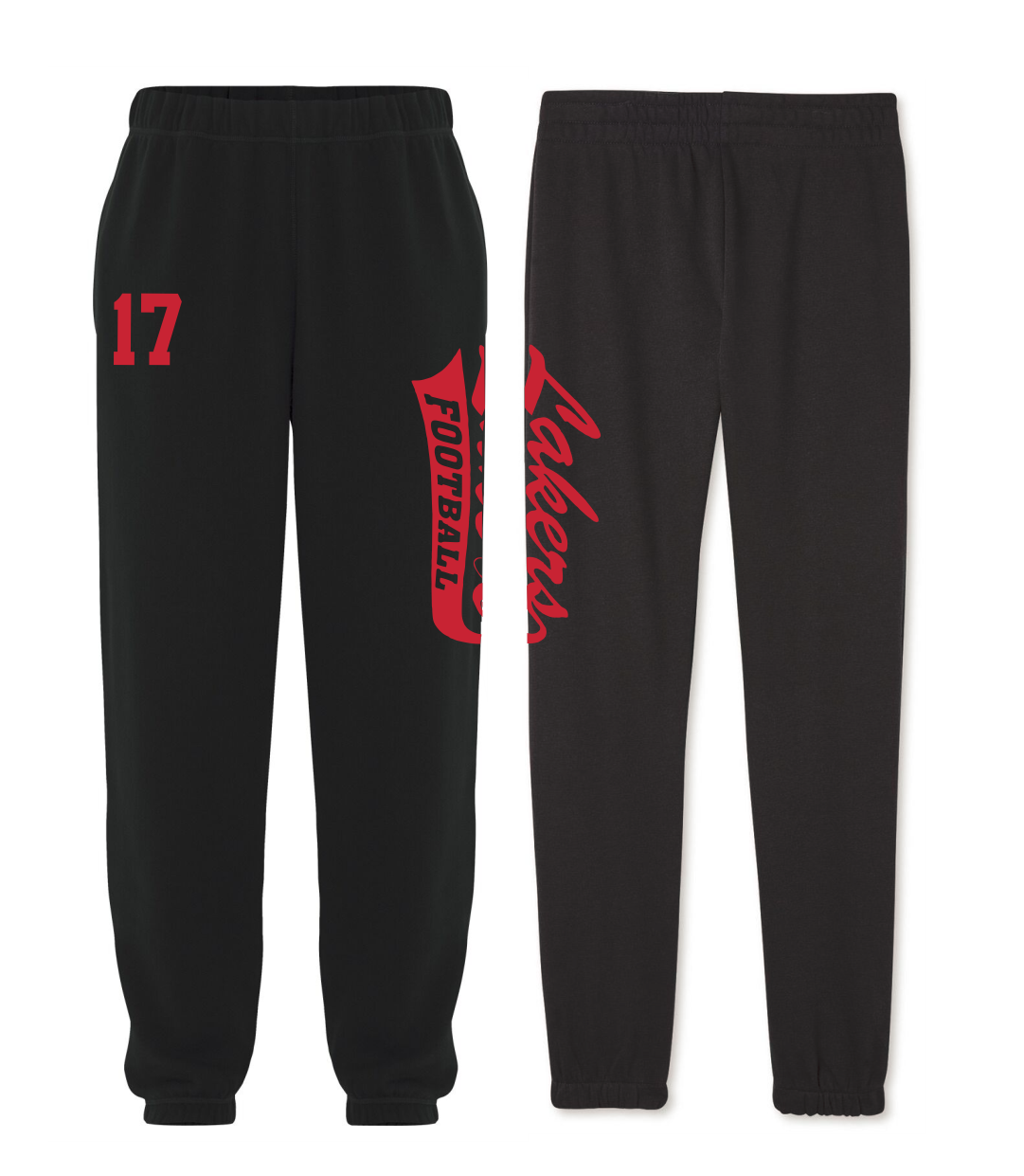 Lakers Adult Unisex Fleece Sweatpants - Large Logo