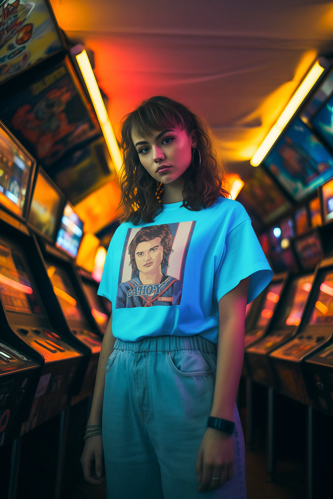 Stranger Things - Steve Scoops Ahoy Tshirt
