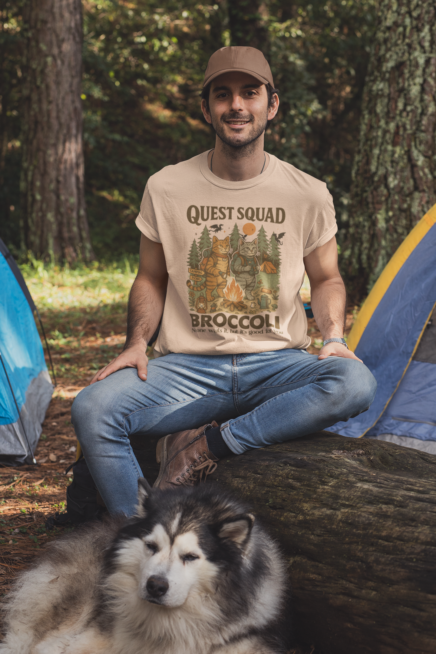 Quest Squad Funny Cats Hoodie or Tee