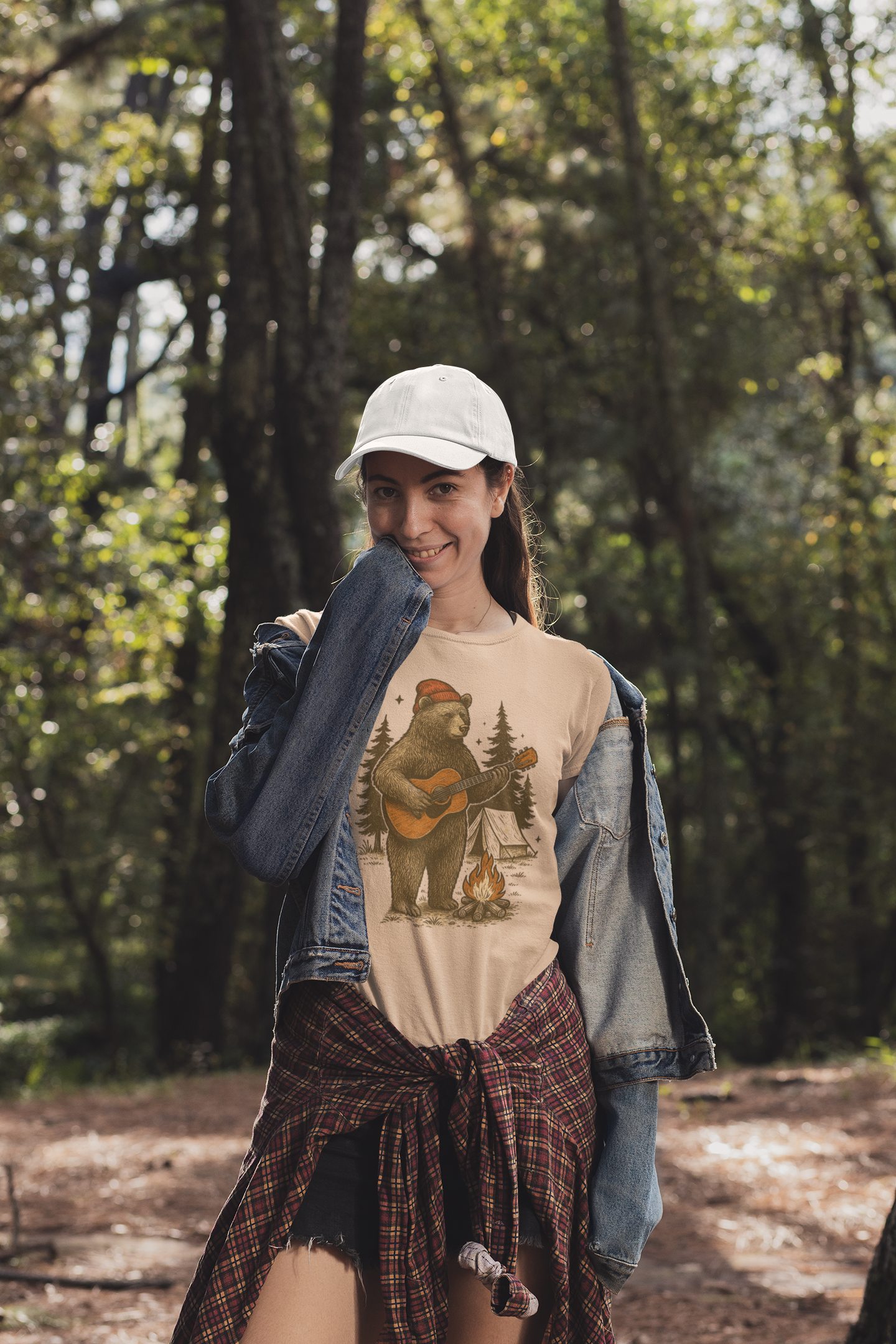 Guitar Bear Hoodie or Tee