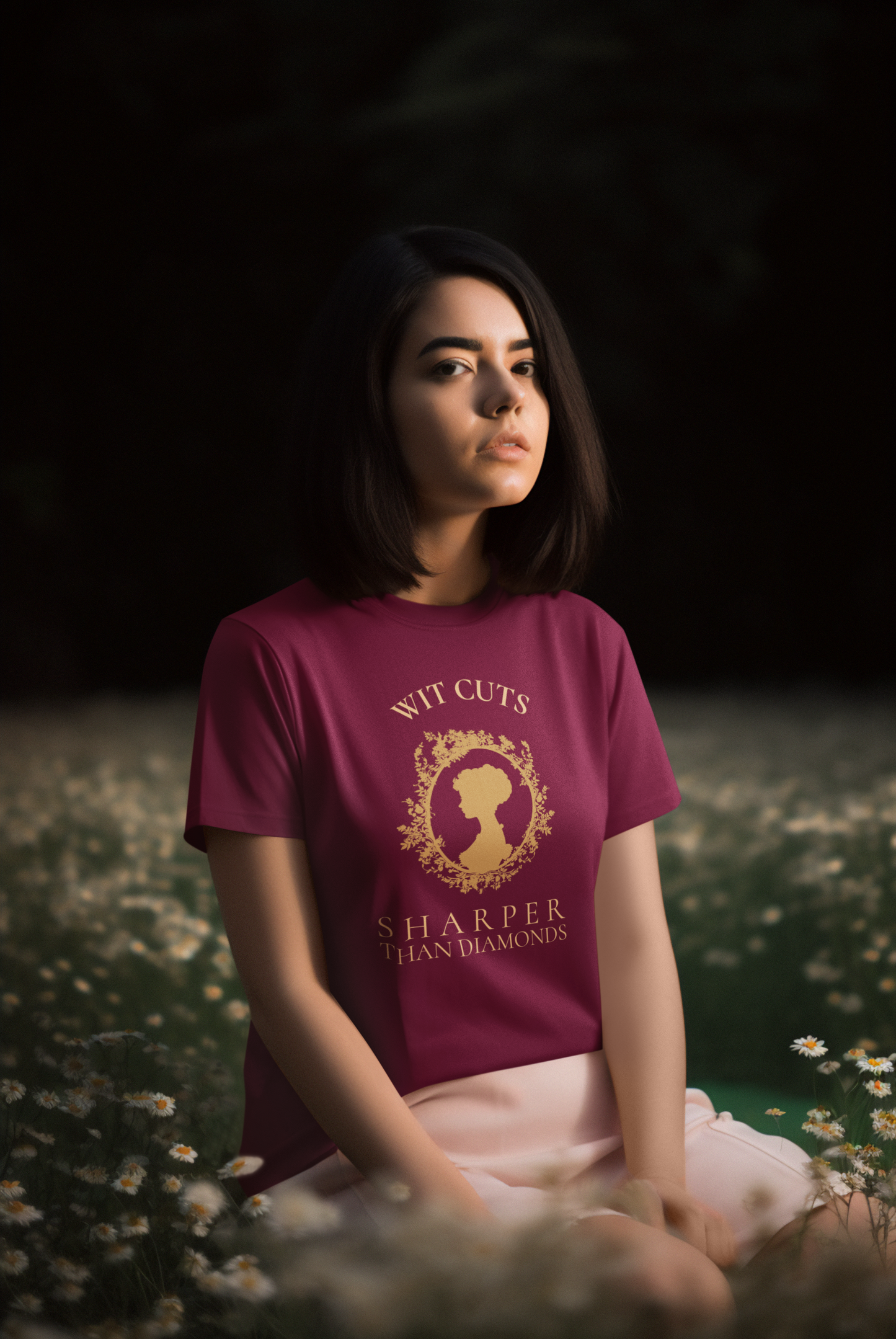 Wit Cuts Sharper Than Diamonds Tee or Crew