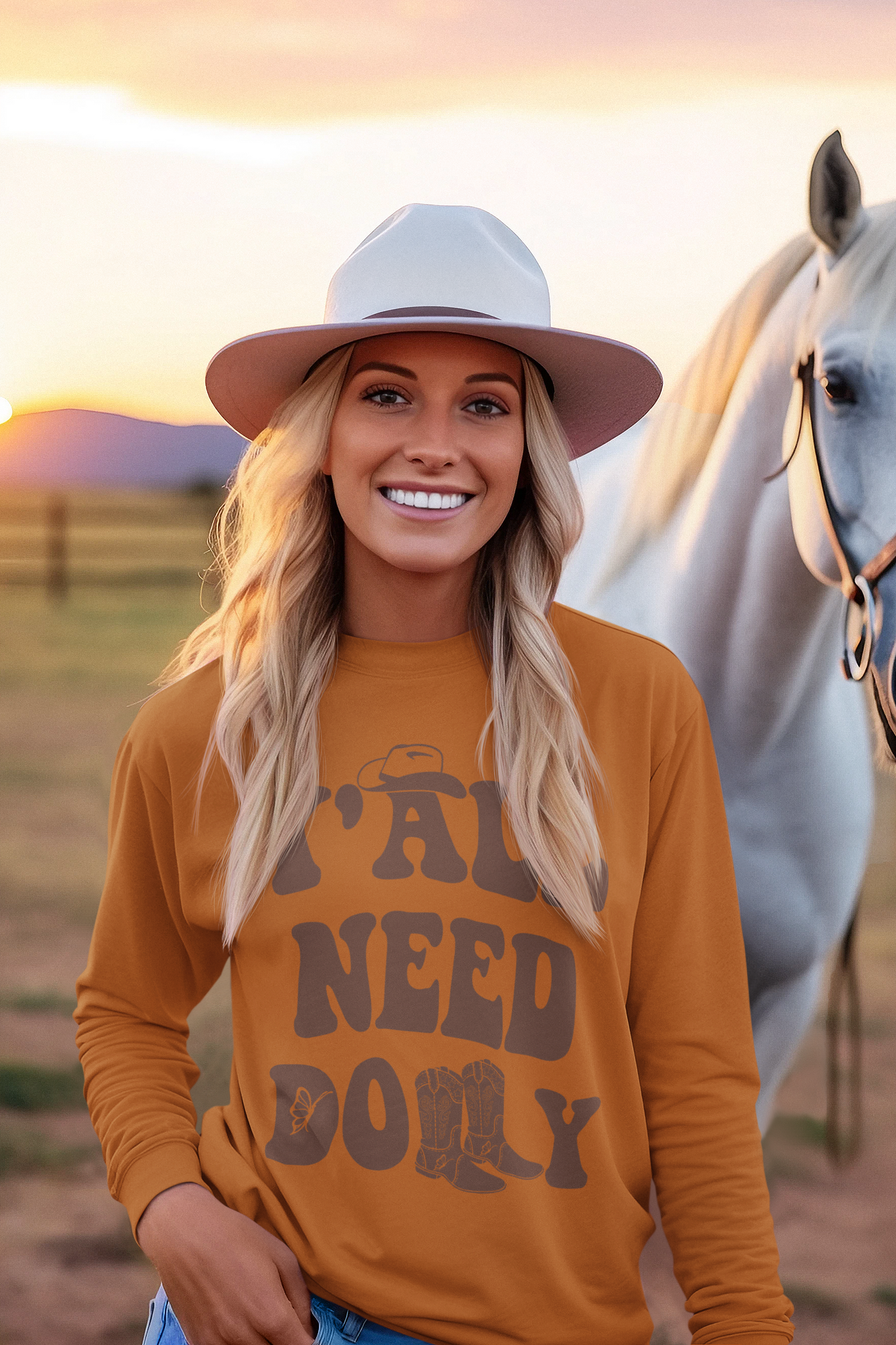 Y'all Need Dolly Sweater