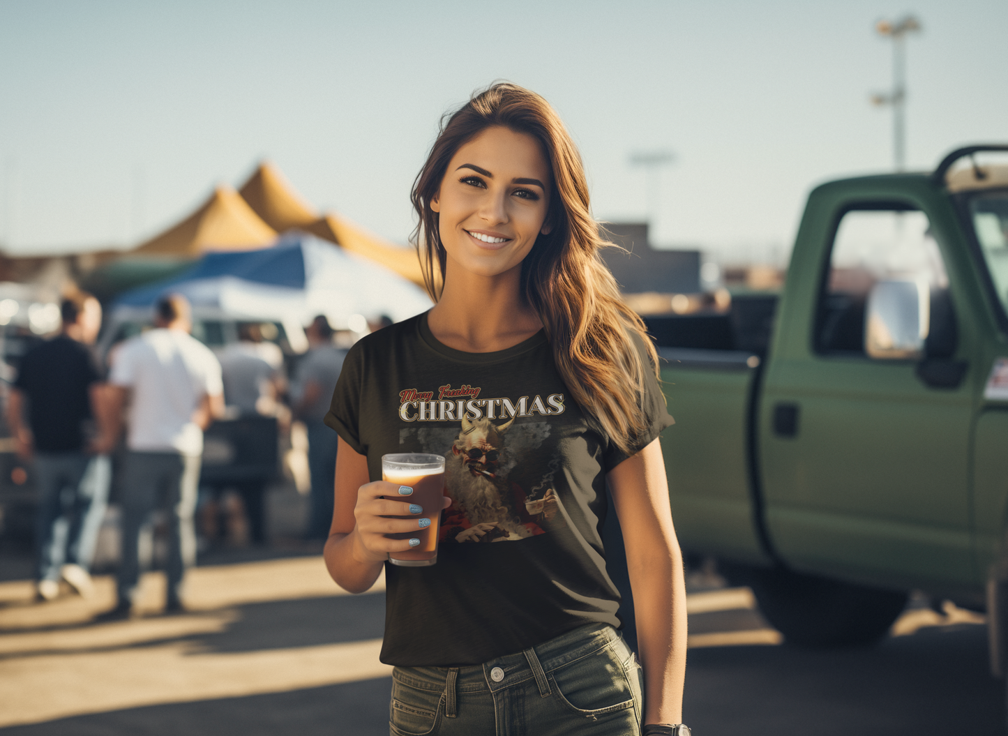 Merry Freaking Christmas Krampus Tee