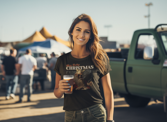 Merry Freaking Christmas Krampus Tee