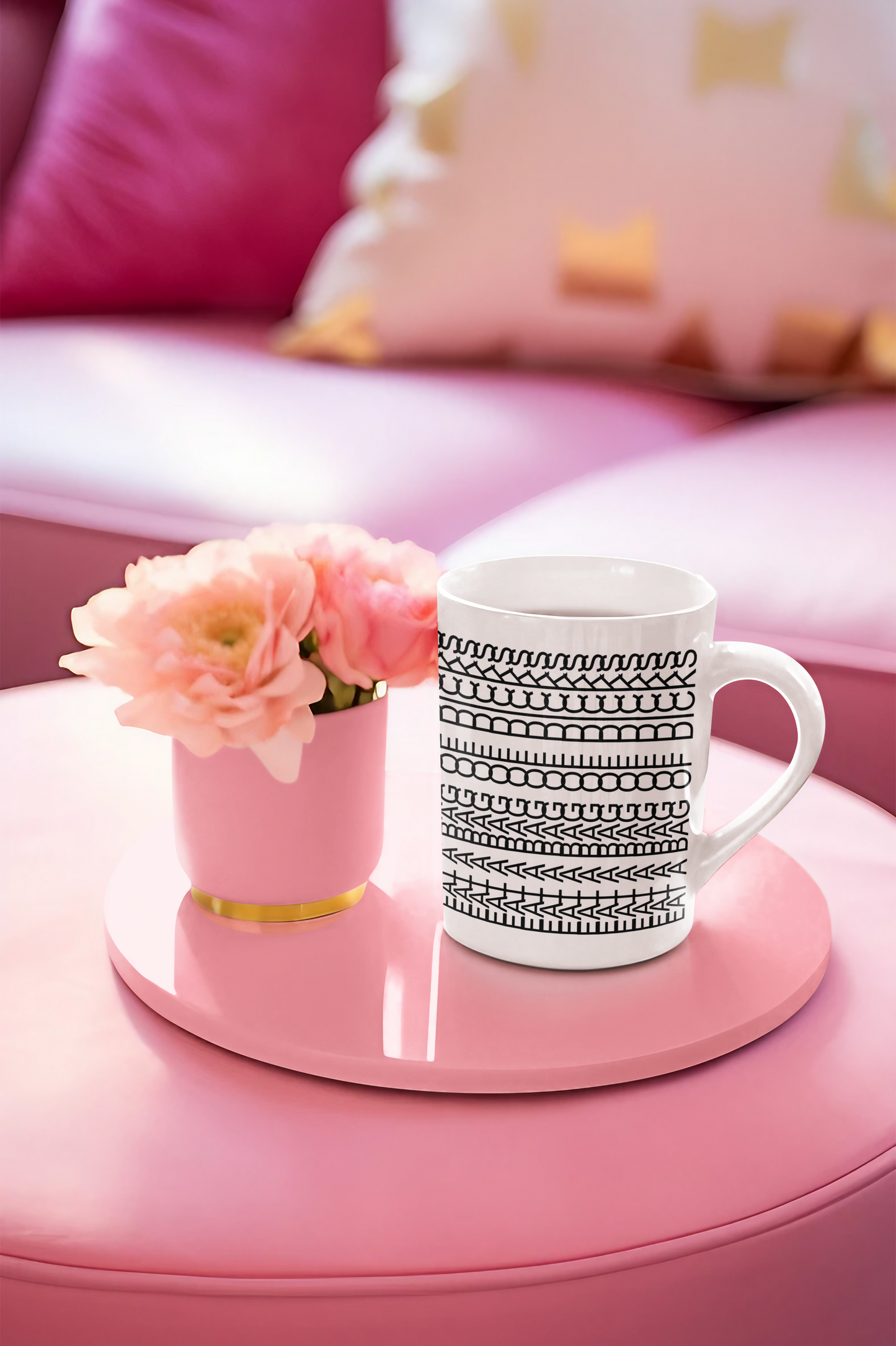 15oz Naughty Knits Mug - Eat A Bag of Dicks