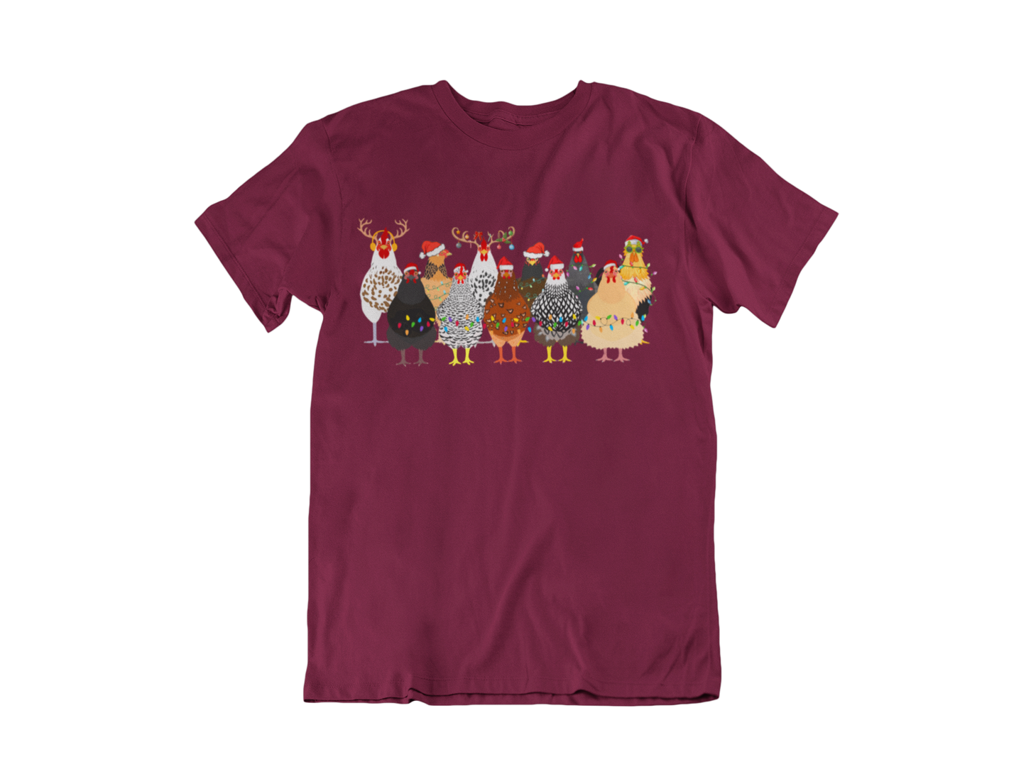 Christmas Hens Hoodie or Tee