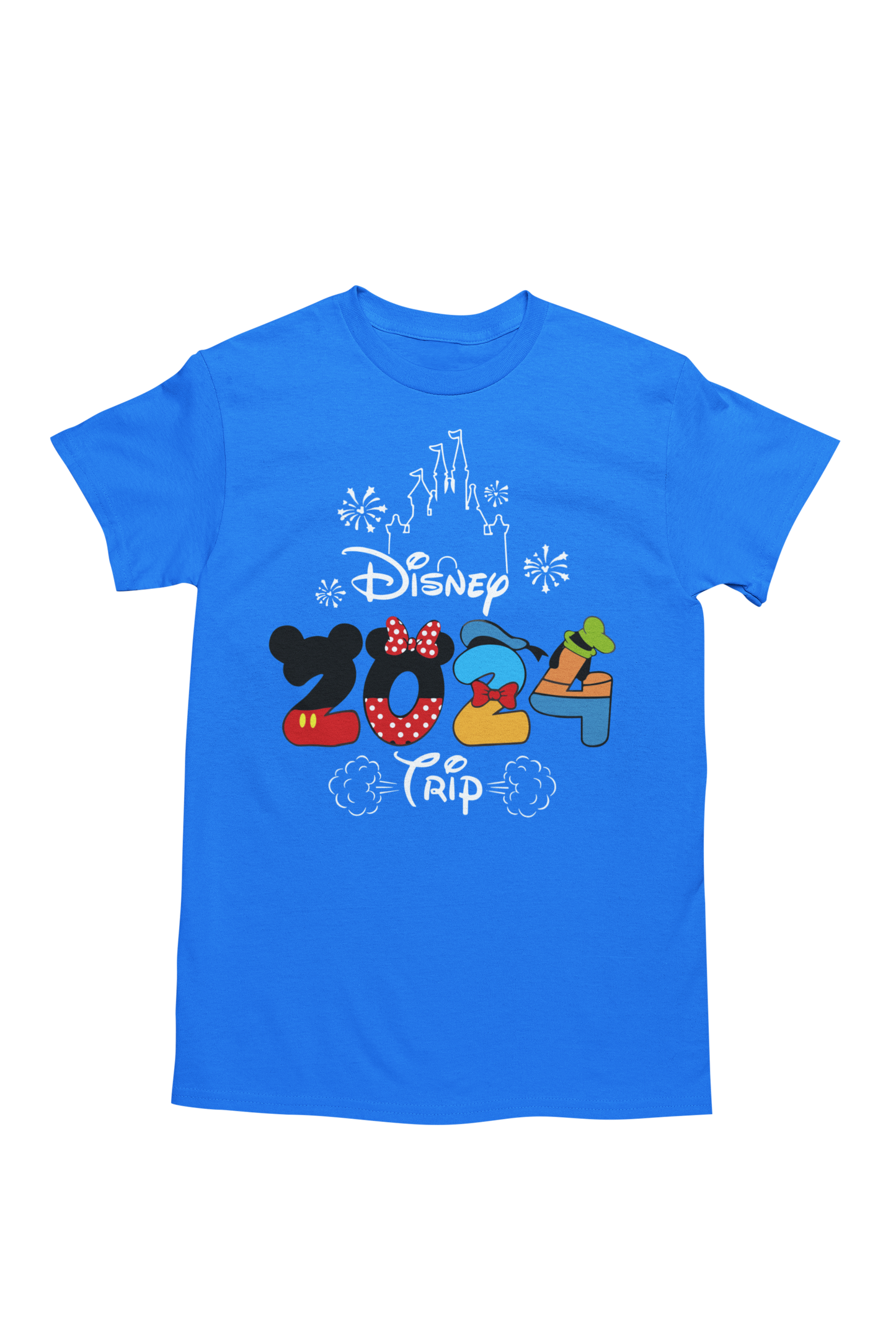 Disney Trip Character Lettering T-Shirt Adult or Youth