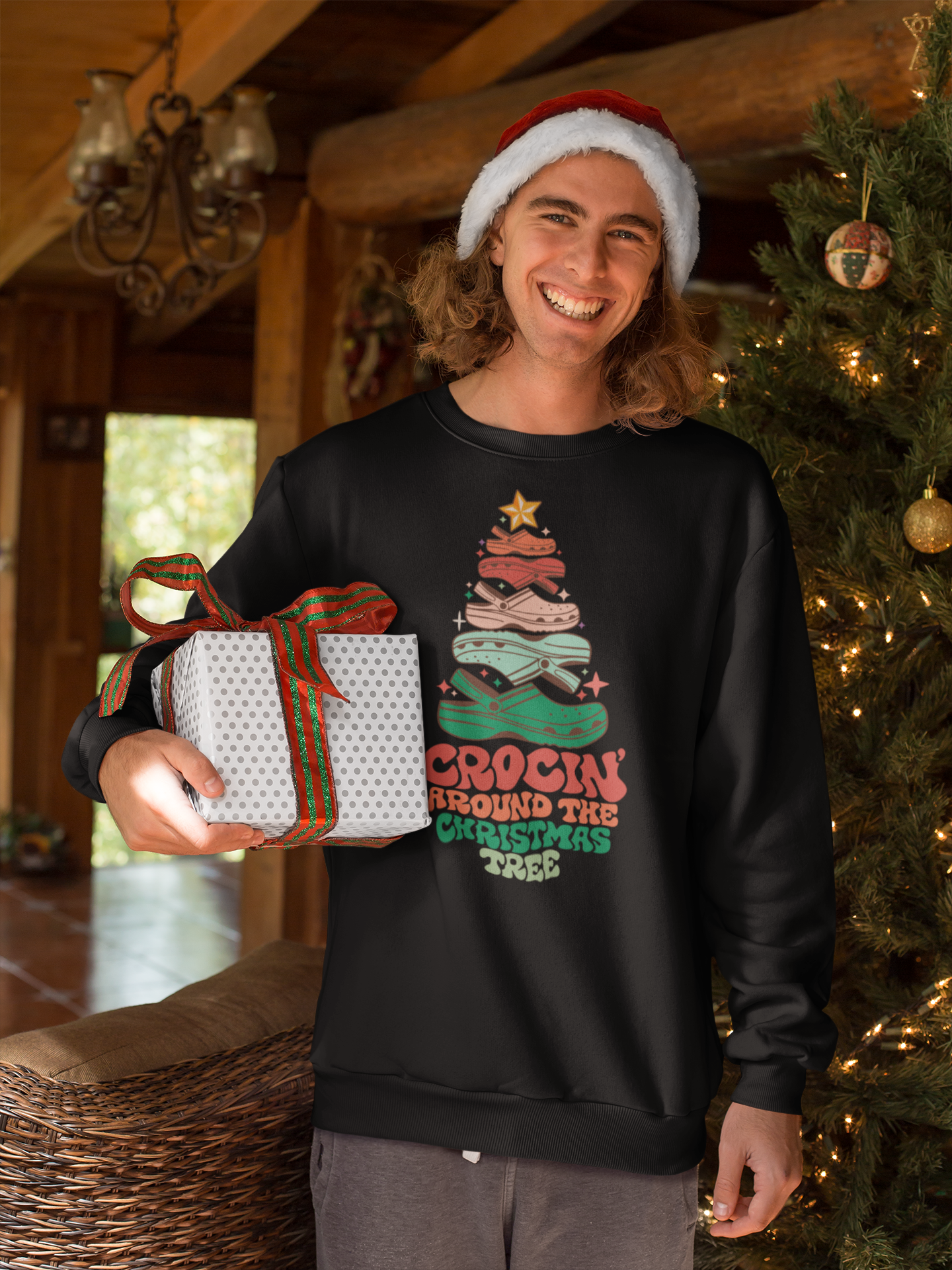 Crocin' Around The Christmas Tree Crewneck