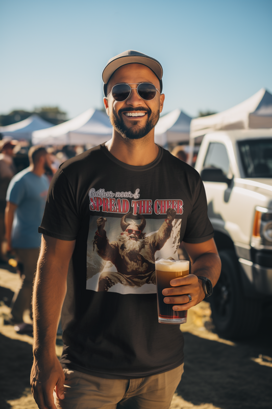 Gather Near & Spread The Cheer Krampus Tee