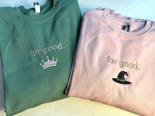 For Good Wicked Crewnecks