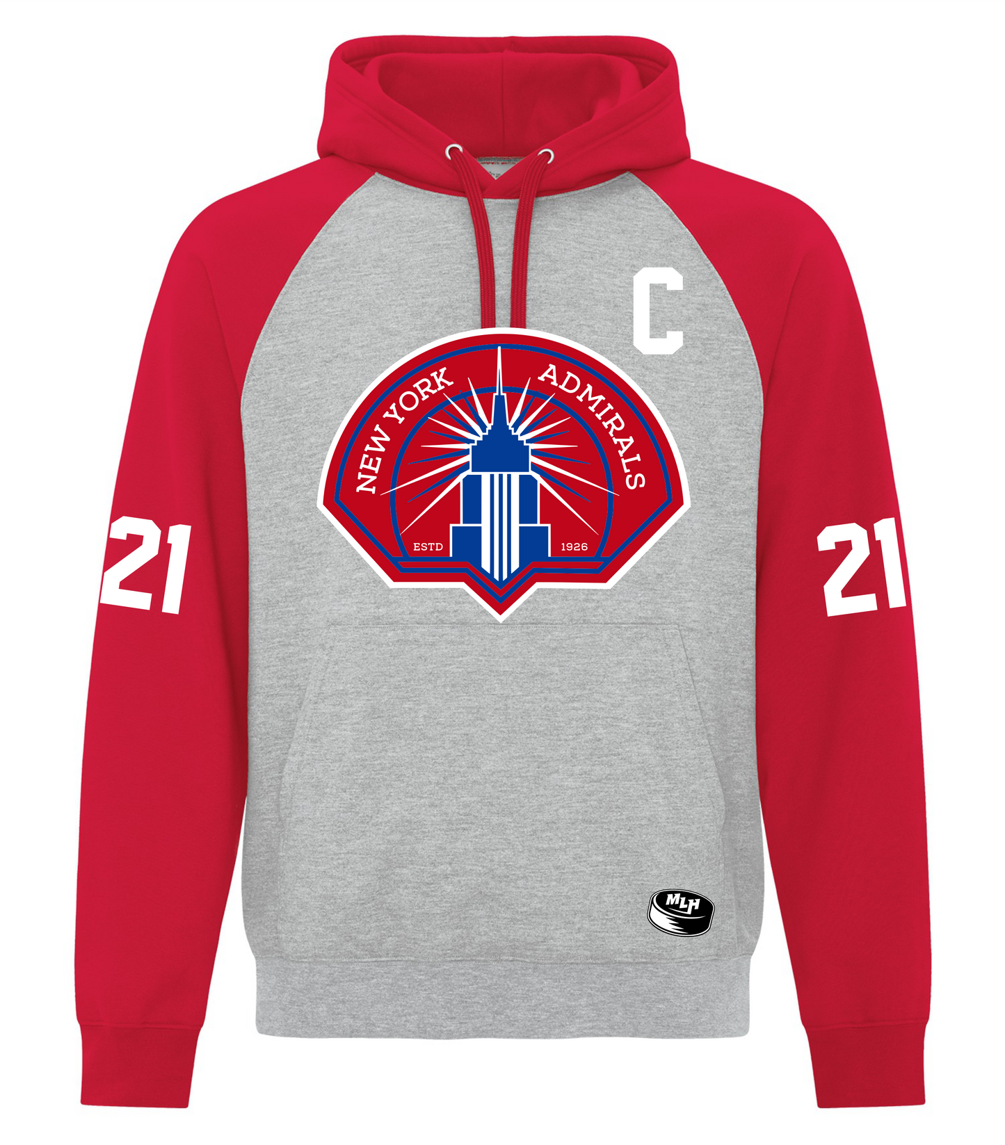 Heated Rivalry Scott Hunter 21 Raglan Jersey Hoodie