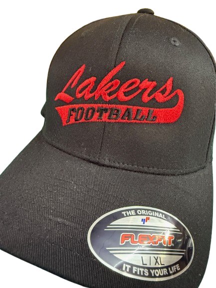 Lakers Football Embroidered FLEXFIT® WOOLY COMBED Ball Cap