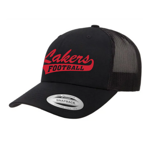 Lakers Football Embroidered YUPOONG® YP CLASSICS® RETRO TRUCKER CAP