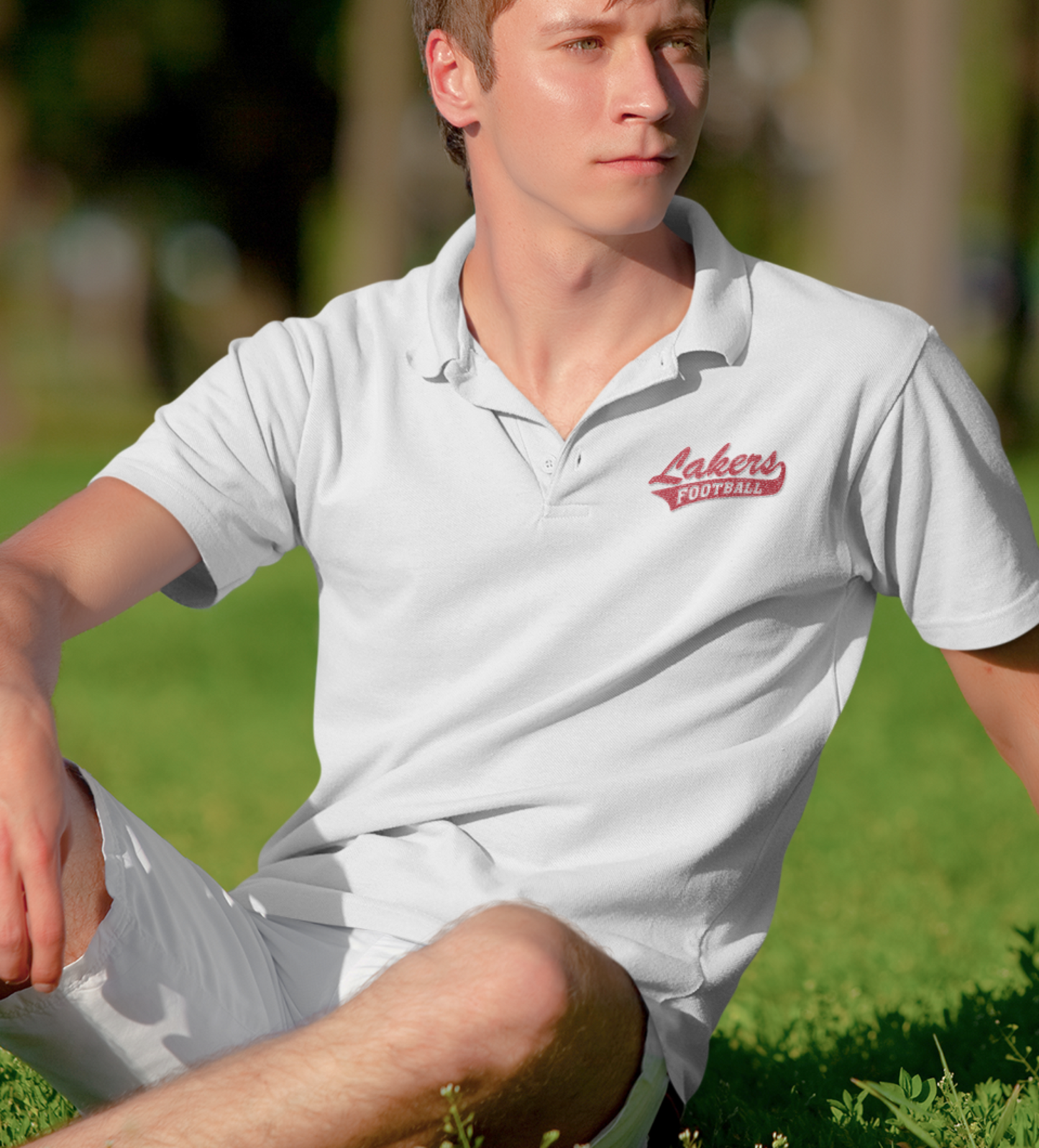 Lakers Adult Performance Snag Resist Polo
