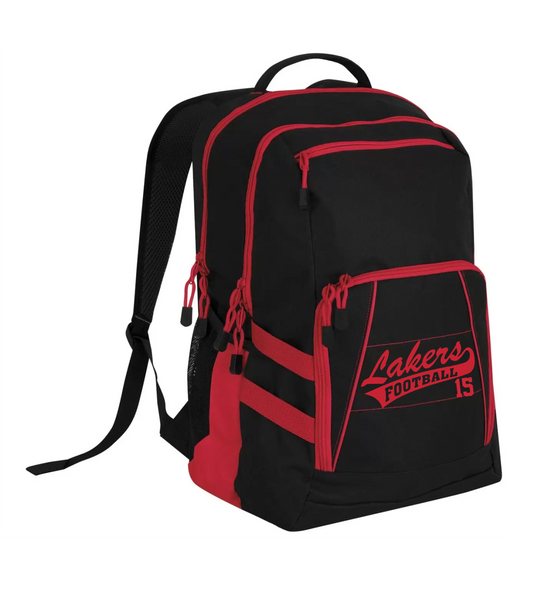 Lakers Football Embroidered Varsity Backpack