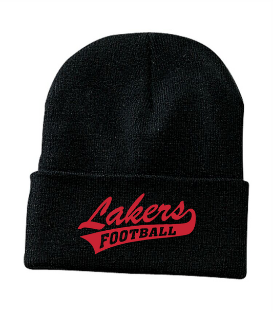 Lakers Football Embroidered Knit Cuff Toque
