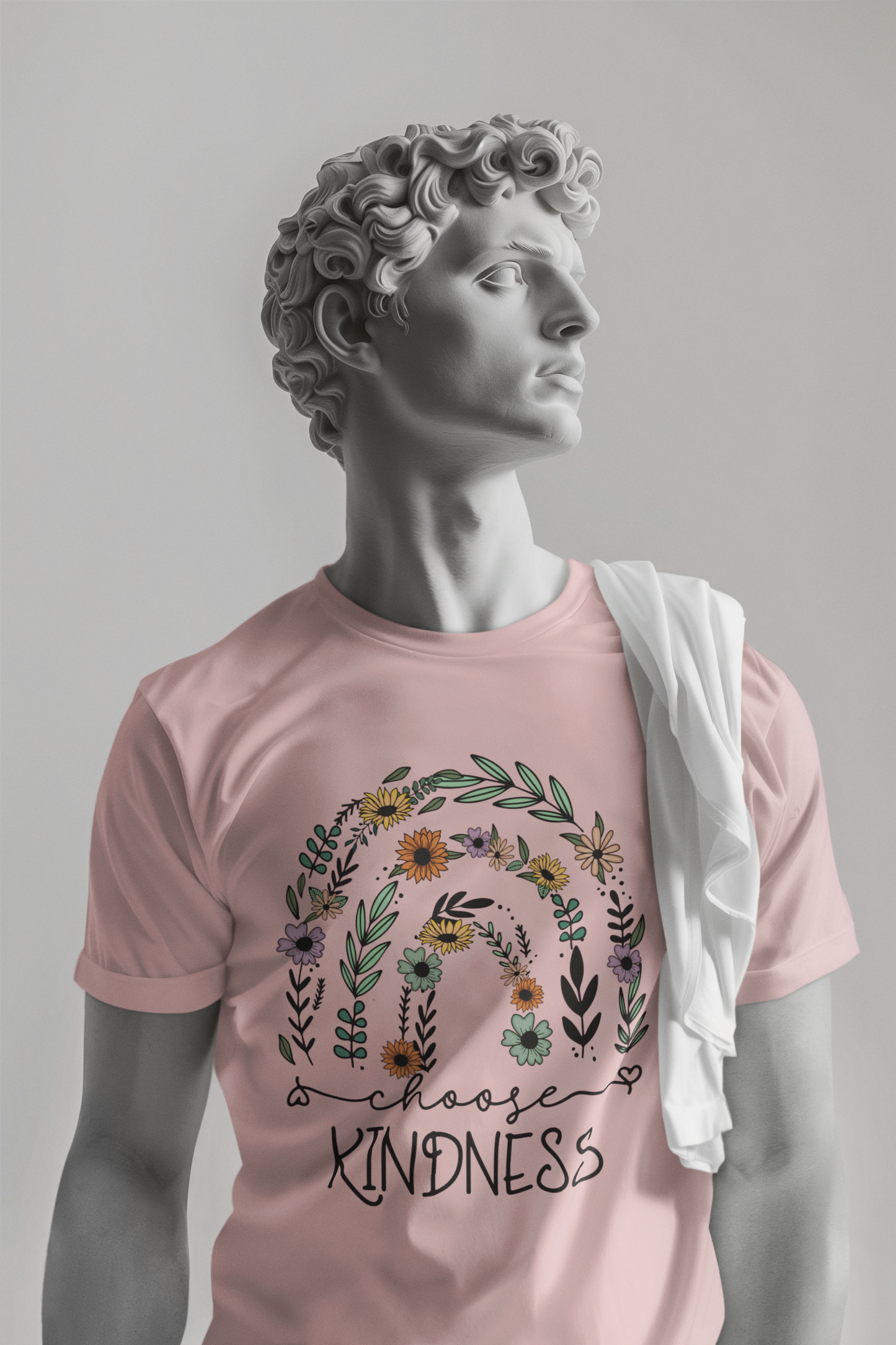Choose Kindness Floral Rainbow Tee