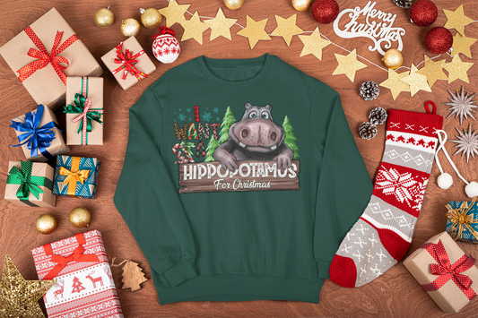 I Want A Hippopotamus for Christmas Sweater