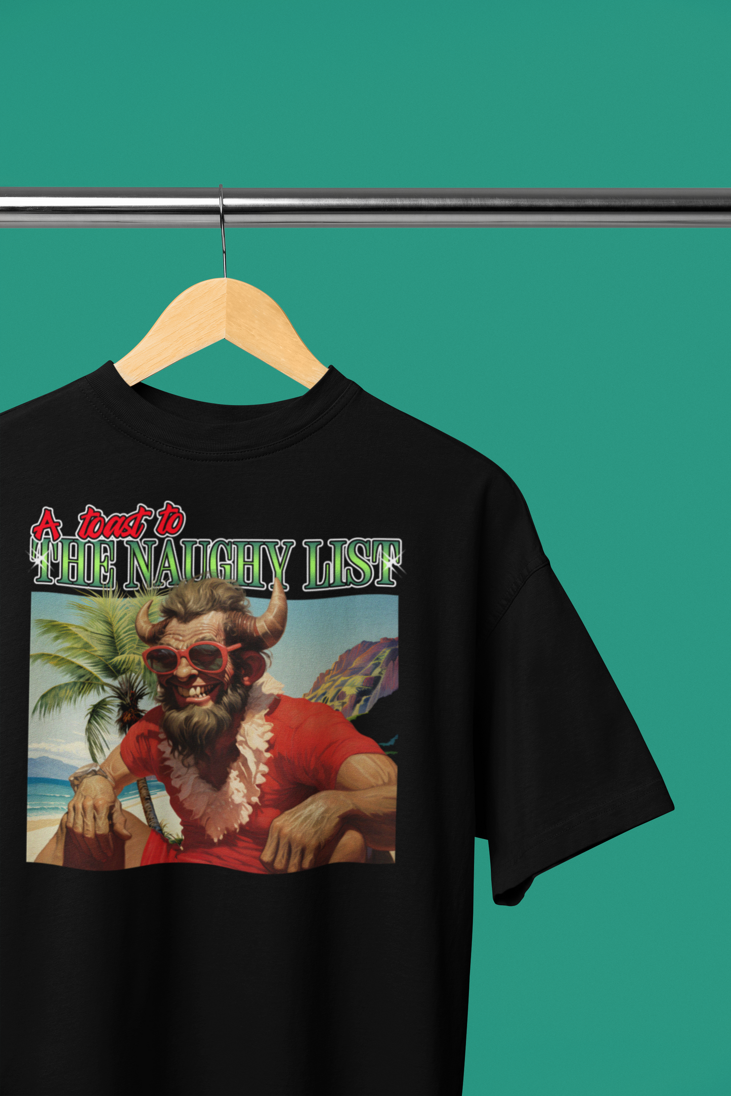 A Toast to The Naughty List Krampus Tee