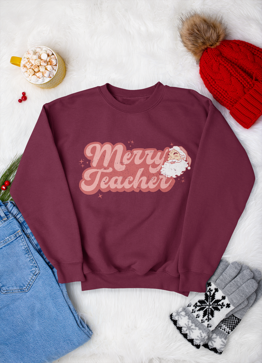 Merry Teacher Crewneck