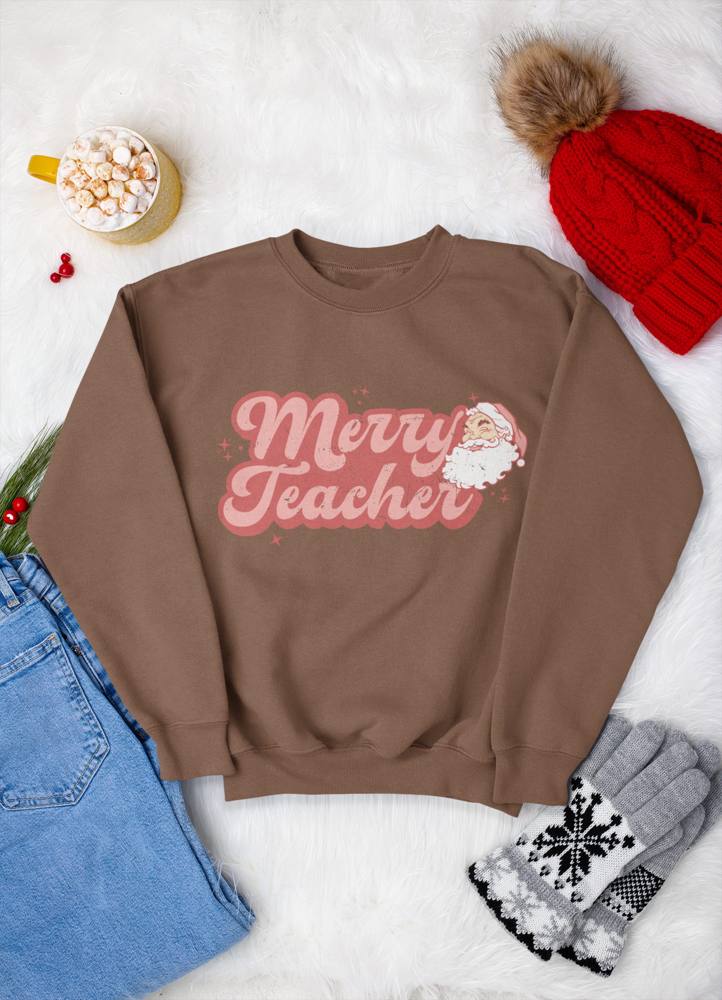 Merry Teacher Crewneck
