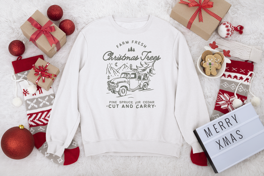 Farm Fresh Christmas Trees Crewneck