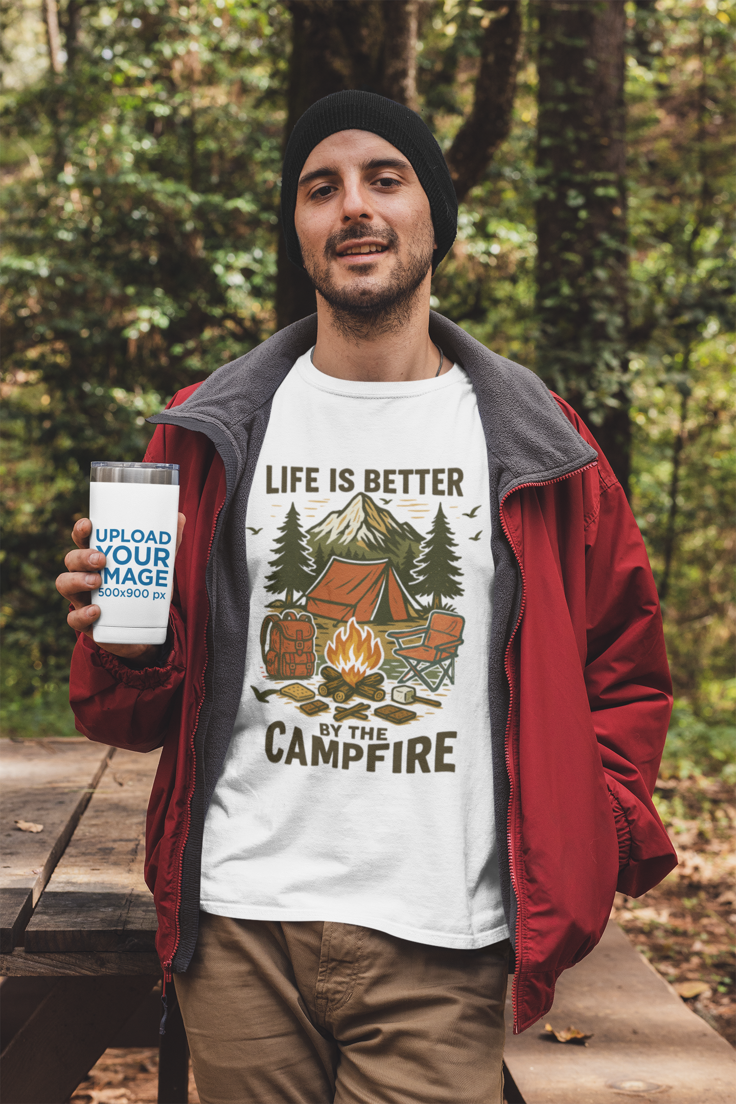 Life Is Better by the Campfire Hoodie or Tee