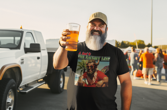 A Toast to The Naughty List Krampus Tee