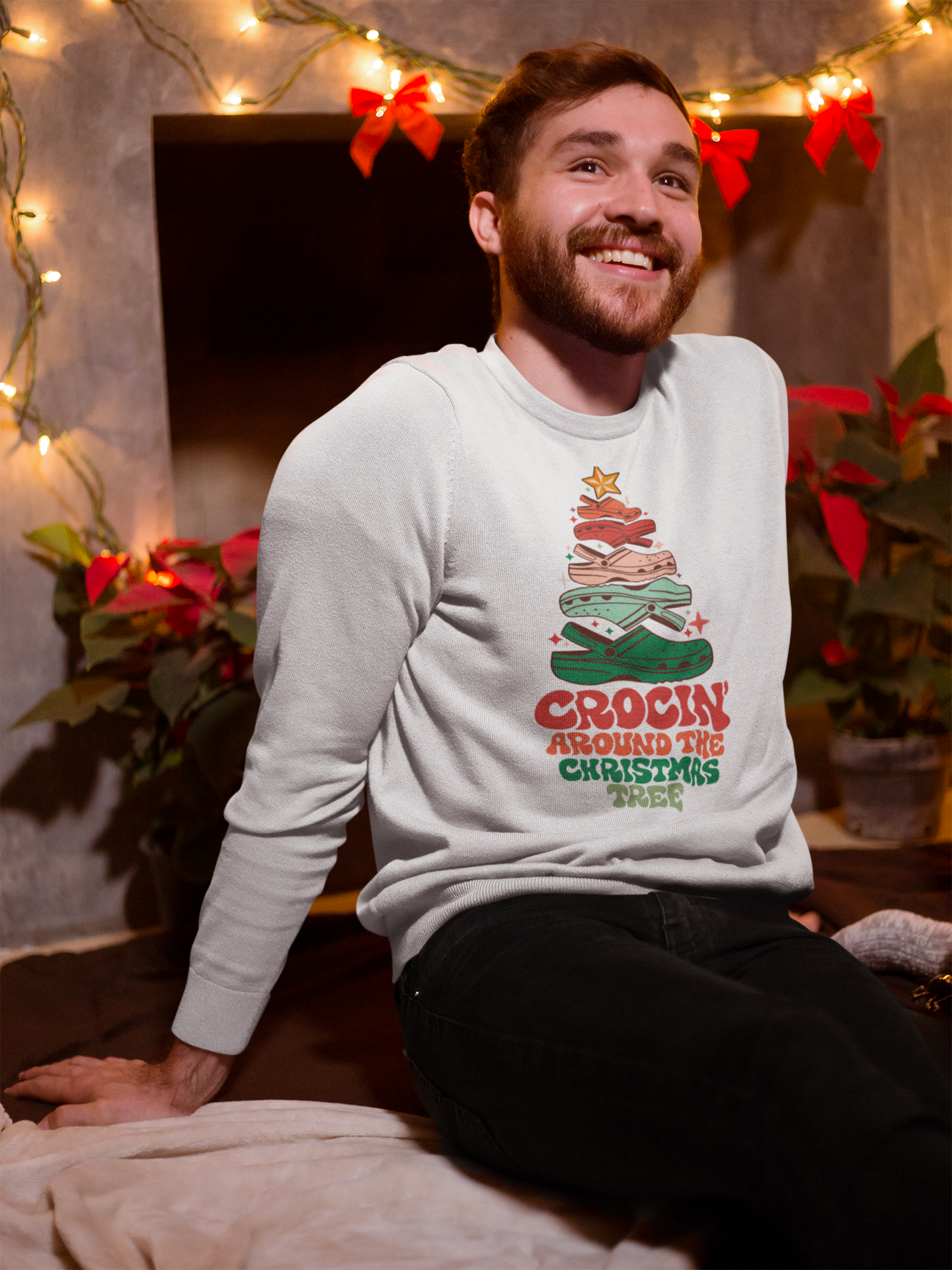 Crocin' Around The Christmas Tree Crewneck