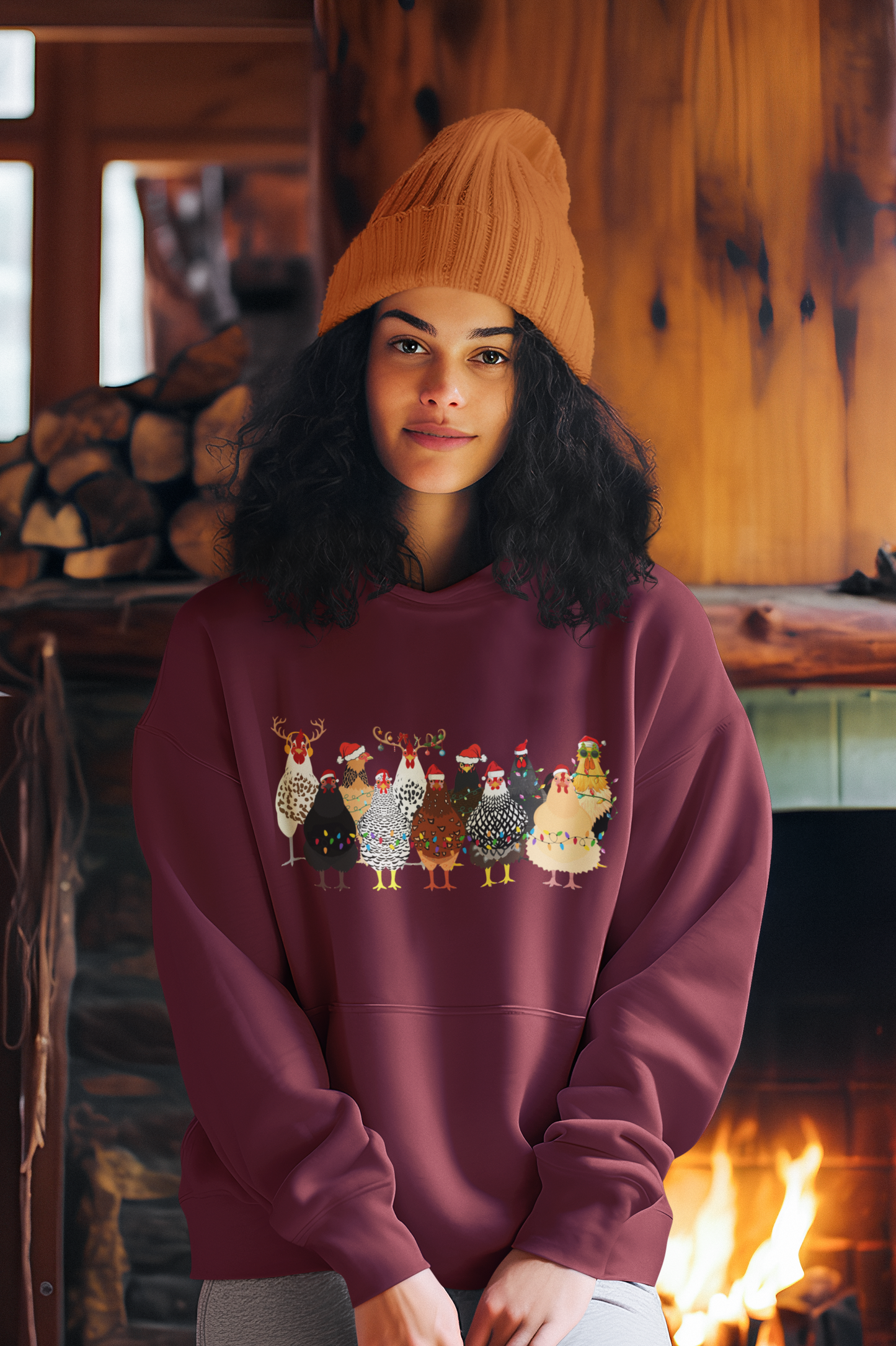 Christmas Hens Hoodie or Tee